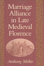 Cover of: Marriage alliance in late medieval Florence