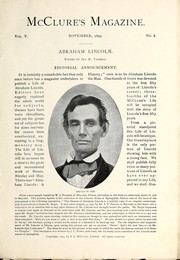 Cover of: Abraham Lincoln edited by Ida M. Tarbell by Ida Minerva Tarbell