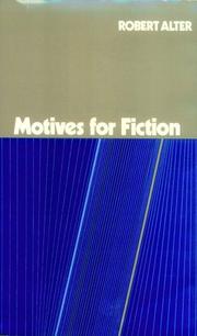 Cover of: Motives for fiction
