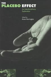 Cover of: The Placebo Effect by Anne Harrington