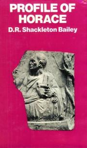Profile of Horace by D. R. Shackleton Bailey