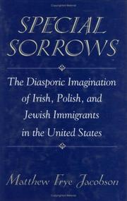 Cover of: Special sorrows: the diasporic imagination of Irish, Polish, and Jewish immigrants in the United States