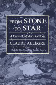 Cover of: From Stone to Star: A View of Modern Geology