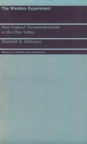 Cover of: The western experiment: New England transcendentalists in the Ohio Valley