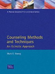Cover of: Counseling Methods and Techniques: An Eclectic Approach