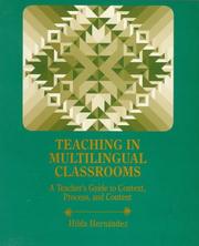 Teaching in Multilingual Classrooms by Hilda Hernandez