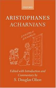 Cover of: Aristophanes' Acharnians by S. Douglas Olson