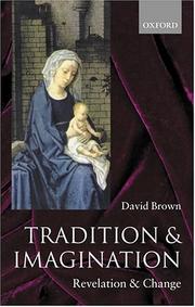 Cover of: Tradition and Imagination by David Brown