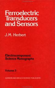 Cover of: Ferroelectric transducers and sensors