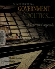 Cover of: An introduction to government & politics: a conceptual approach
