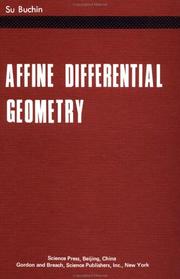Affine differential geometry by Pu-chʻing Su