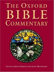 Cover of: The Oxford Bible Commentary