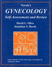 Cover of: Novak's gynecology by [edited by] David L. Olive, Jonathan S. Berek.