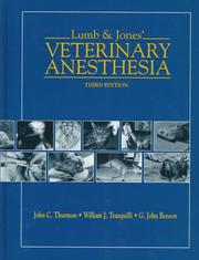 Cover of: Lumb & Jones' veterinary anesthesia.