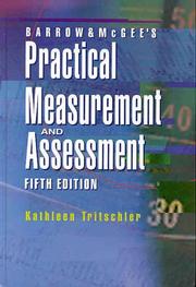 Cover of: Barrow & McGee's practical measurement and assessment by Kathleen A. Tritschler