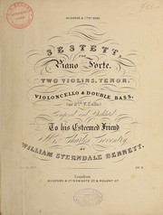 Cover of: Sestett for piano forte, two violins, tenor, violoncello & double bass (or 2nd v.cello), op. 8