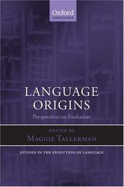 Cover of: Language Origins: Perspectives on Evolution (Studies in the Evolution of Language)