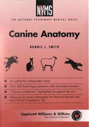 Cover of: Canine anatomy by Bonnie J. Smith