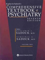 Cover of: Kaplan & Sadock's Comprehensive Textbook of Psychiatry by Benjamin J. Sadock, Virginia A Sadock