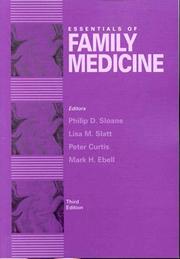 Cover of: Essentials of family medicine