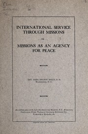 International service through missions by John Nelson Mills