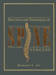 Cover of: Principles and techniques of spine surgery