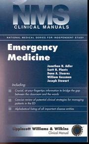 Cover of: Emergency medicine