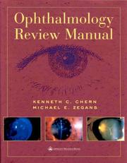 Cover of: Ophthalmology Review Manual