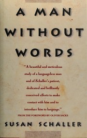 Cover of: A man without words