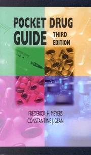 Cover of: Pocket drug guide