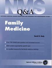 Cover of: Family Medicine (The National Medical Series for Independent Study) by David R. Rudy