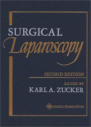 Cover of: Surgical Laparoscopy by Karl A Zucker