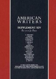 Cover of: American Writers - Supplement XIV (American Writers)