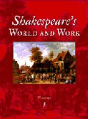 Cover of: Shakespeare's World and Work Edition 1.