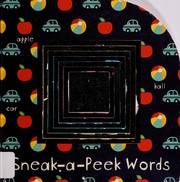 Cover of: Sneak-a-peek words