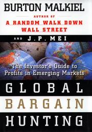 Cover of: Global bargain hunting by Burton Gordon Malkiel