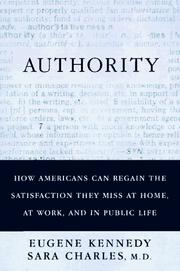 Cover of: Authority by Eugene C. Kennedy
