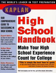 Cover of: The high school handbook and Internet guide for college-bound students by Cynthia Hickman, Cynthia Hickman