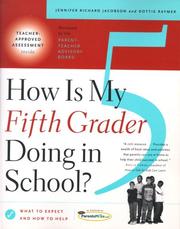 Cover of: How Is My Fifth Grader Doing in School?