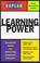 Cover of: Learning power