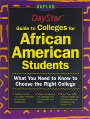 Cover of: DayStar guide to colleges for African American students by Thomas Alexis LaVeist