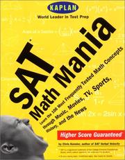 Front cover of SAT math mania by Chris Kensler