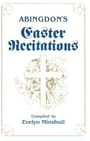 Cover of: Abingdon's Easter Recitations by Evelyn Minshull