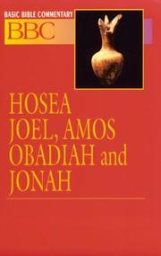 Cover of: Basic Bible Commentary Volume 15 Hosea, Joel, Amos, Obadiah and Jonah (Abingdon Basic Bible Commentary)