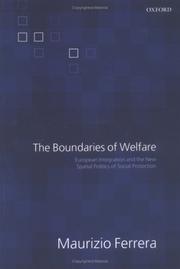 Cover of: The Boundaries of Welfare | Maurizio Ferrera