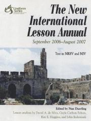 Cover of: The New International Lesson Annual: 2006 - 2007 : September - August (New International Lesson Annual)