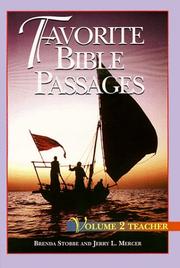 Cover of: Favorite Bible Passages: Leader's Guides (Favorite Bible Passages)