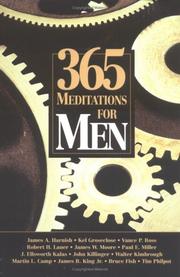 Cover of: 365 meditations for men by M.R. Howes, editor ... [et al.].