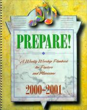 Cover of: Prepare! 2000-2001 by David L. Bone, Mary J. Scifres