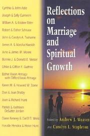 Cover of: Reflections on Marriage and Spiritual Growth